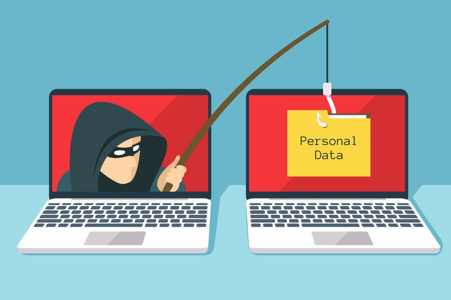 sextortion, ransomware, scareware og phishing.